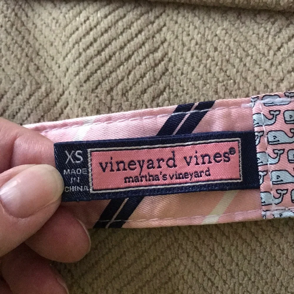 VINEYARD VINES Classic Patchwork D-Ring Belt